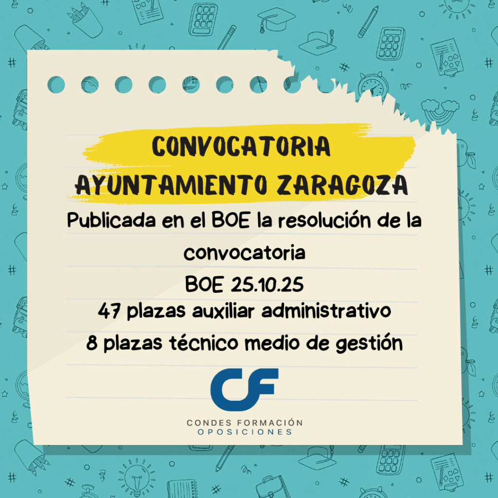 Publicada la convocatoria para ayuntamiento de Zaragoza
